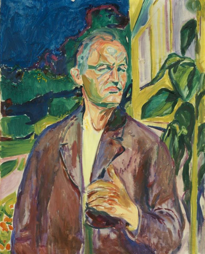 Munch'un kendi portresi, Self portrait