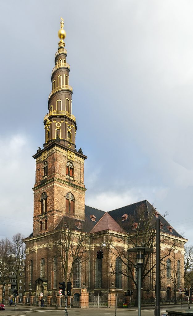 Church of Our Saviour is a baroque church in Copenhagen, Denmark, most famous for its corkscrew spire with an external winding staircase that can be climbed to the top